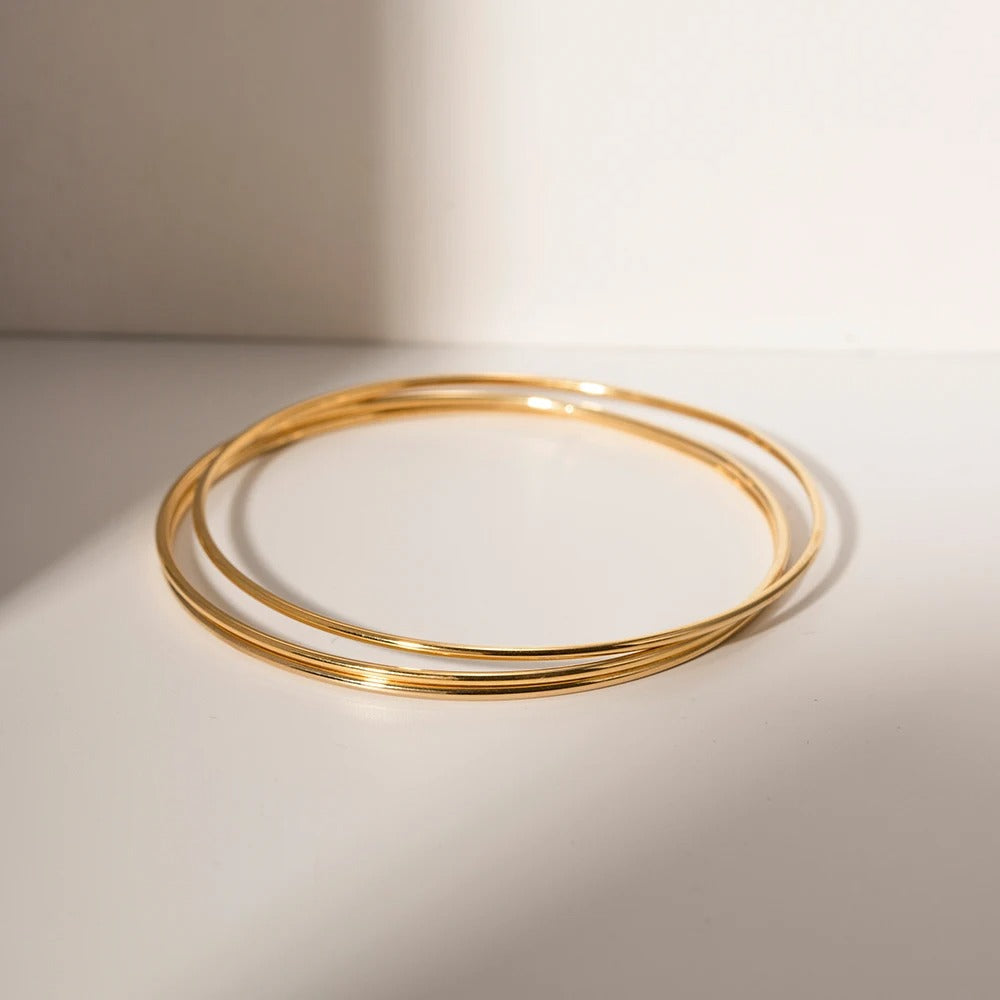 Thin Loop Bracelet-set of 3